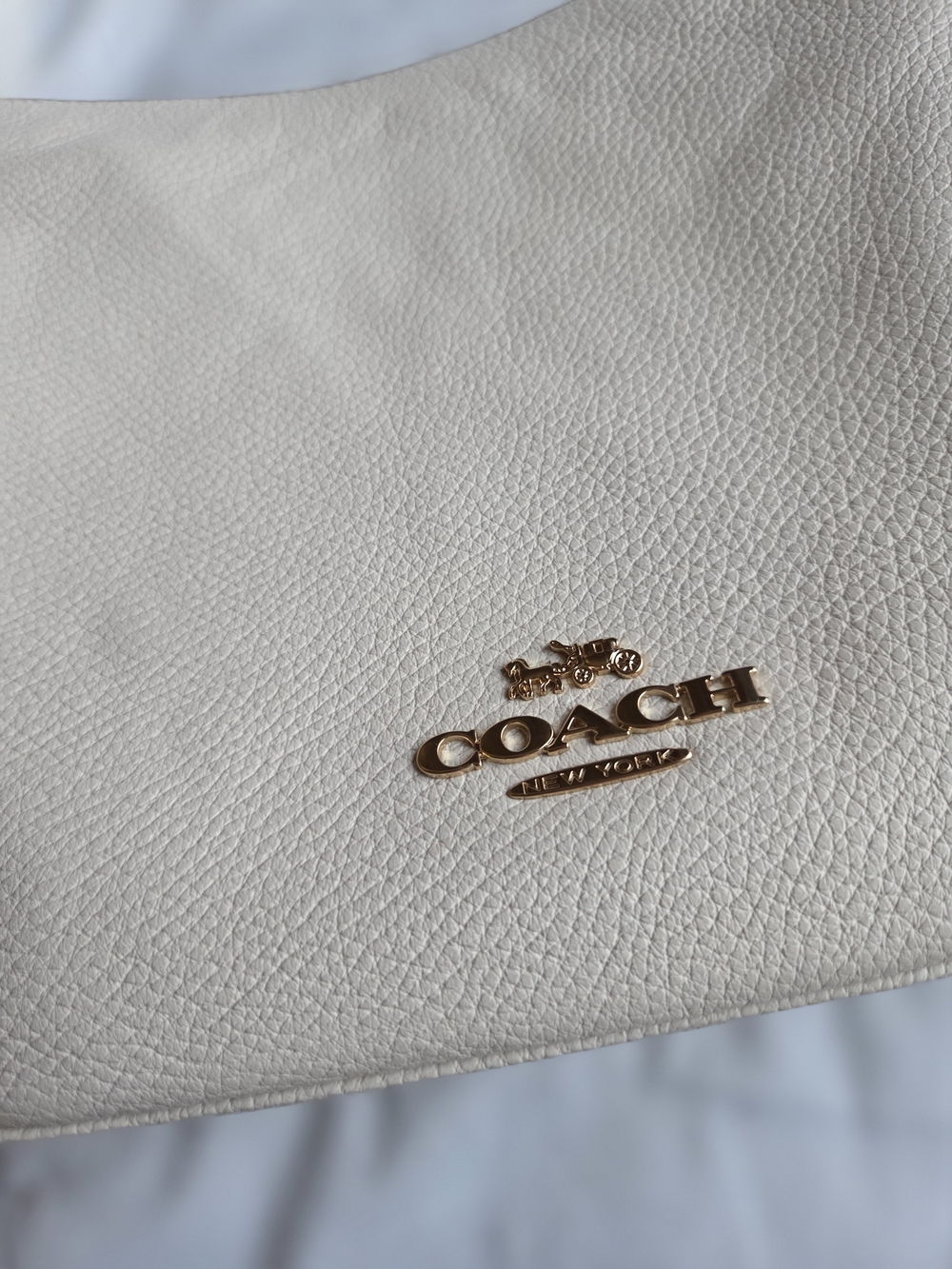 NWT!!! Coach Ellie Crossbody Pebble Leather File Bag (Chalk) - 2023 - Picture 5 of 15